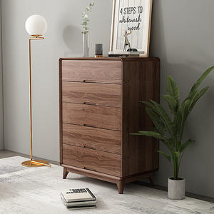 Gabinete de almacenamiento de estilo nórdico de madera maciza, cajón de pie <span class=keywords><strong>para</strong></span> dormitorio moderno Simple con cajones elegantes, <span class=keywords><strong>armarios</strong></span> - Product Image 2