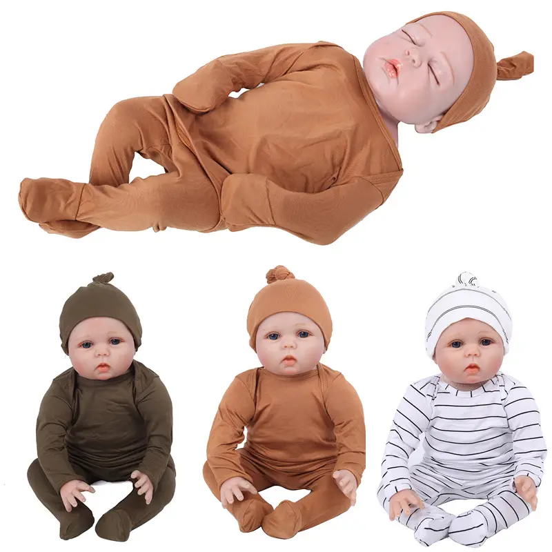 Happy Newborn Baby Clothes Set Boys Girls Short Sleeve Outfits 2 Pieces Infants Clothing High Quality OEM