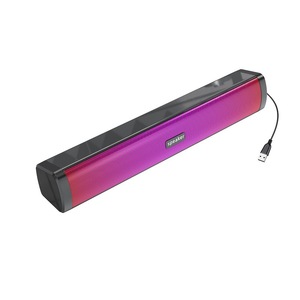 ซาวด์บาร์ลำโพงบลูทูธ LED สีสันสดใส ใช้พลังงานจาก USB ขนาด 388 มม. สำหรับคอมพิวเตอร์ใช้ในบ้าน - Product Image 3
