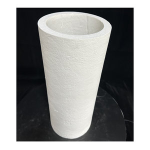 Yüksek sıcaklık dayanımı alüminyum Silicate seramik Fiber yün boru vakumlu tüp - Product Image 3