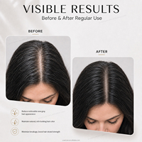 Semprotan Rambut OEM Amla Pea Sprout Panthenol Bebas Pewarna untuk Menutrisi Kulit Kepala dan Rambut Tipis, Rusak, atau Diwarnai