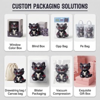 Boneka Mainan Vinyl Plush yang Dapat Disesuaikan ODM Figur Hewan Hadiah Anak-Anak Isi Kapas PP Mainan Penghilang Stres Bersulam dengan Lapisan Jala