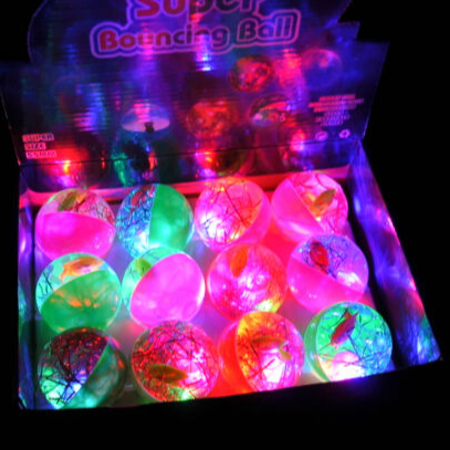 Лидер продаж, Заводская светодиодная вспышка, отражающий мяч, игрушка, блеск