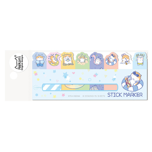 Nekoni Dễ Thương Dính Ghi Chú Pad <span class=keywords><strong>Memo</strong></span> Pad Kawaii Động Vật Tự Dính Lưu Ý Pads Giấy Index Bookmark Hot Bán <span class=keywords><strong>Memo</strong></span> Note - Product Image 6