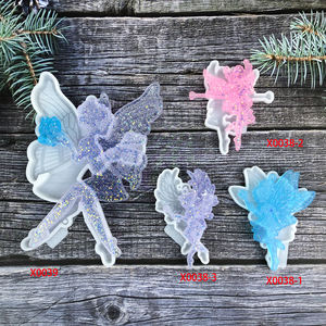 Moule en silicone pour résine fait main, style DIY, ornements décoratifs et outils pour gâteaux, pour la fabrication de résine, moule en plâtre - Product Image 5