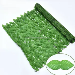 garden fence privacy green leaf wall panels plastic safety fence mesh net