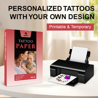 Kertas Decal Tato Waterslide Yesion Grosir, Kertas Transfer Tato Temporer Kosong untuk Pencetakan Inkjet Tahan Air