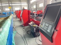 Tanque de agua, cortador de metal de pantalla grande, máquinas de corte de acero dulce de plasma cnc