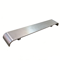 Barre de protection murale en acier inoxydable pour couloir, rail latéral anti-choc, protection murale, main courante en acier inoxydable pour salle blanche et ascenseur