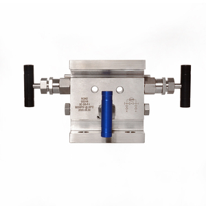 Acciaio inossidabile SS316 doppia flangia 3 valvole di integrazione collettori 6000psi - Product Image 2