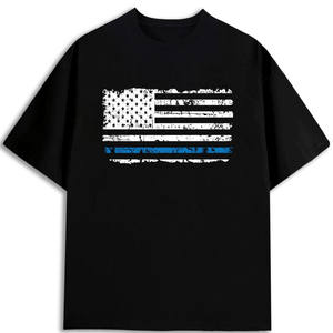Camiseta de Hombre con Bandera Americana, 100% Algodón, 180 g/m², Cuello Redondo, Corte Regular, Enviada desde EE. UU. - Product Image 1