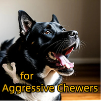 Jouets à mâcher pour chiens écologiques entièrement biodégradables personnalisés Os indestructible pour les mâchoires agressives Durable Personnalisable