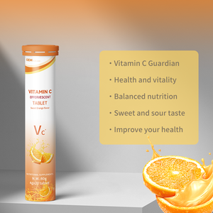 วิตามินซีแบบเม็ดฟู่สำหรับขายส่ง OEM อาหารเสริมผิวขาว วิตามินรวมแบบเม็ดฟู่ วิตามินซี 1000 มก. แบบเม็ดฟู่ - Product Image 3