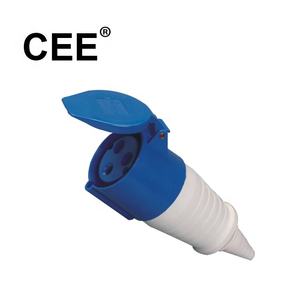 CEE IP44 230V blu 2P + E 6H 16A 250V connettore spina elettrica industriale spina di alimentazione 013 16amp - Product Image 5