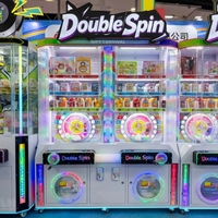 Machine à prix à double rotation, jeu d'arcade à monnayeur pour centre commercial, salle de jeux, centre de divertissement