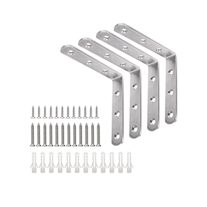 Support de matériel en acier inoxydable de connecteur renforcé fixe de meubles de code <span class=keywords><strong>d</strong></span>'<span class=keywords><strong>angle</strong></span> professionnel - Product Image 2