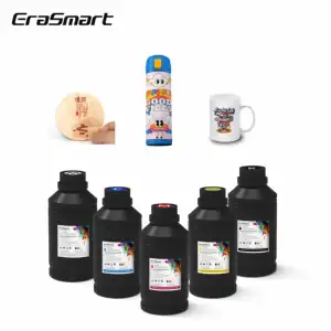 Tinta UV Led suave y dura de 500ml, para impresora de inyección de tinta plana, DX5, Taiwán