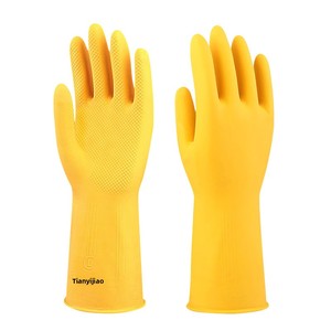 <span class=keywords><strong>Gants</strong></span> en latex Nanyang, texture tendon de bœuf, antidérapants, résistants à l'usure, résistants aux acides et aux alcalis, pour la vaisselle, le lavage de la vaisselle, le lavage des voitures - Product Image 5