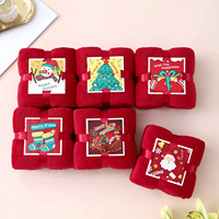 Serviette de Noël Mignonne Brodé(e) Père Noël, Vente en Gros Usine, Serviette de Cuisine Suspendue à Séchage Rapide, Idéale comme Cadeau