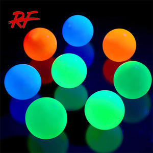 Custom logo Fluorescent Table Tennis Luminous <strong>Ball</strong> Glow in the Dark <strong>Golf</strong> Sticky <strong>Balls</strong> - Product Image 1