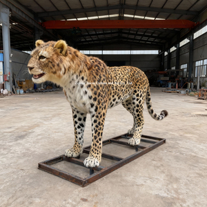 Modelo Animatronic de leopardo de tamaño real personalizado para casa de juegos y Escuela decoraciones de zoológico interior parque de atracciones - Product Image 2