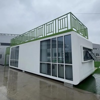 Maison préfabriquée modulaire personnalisée de 5,8 m, 11,5 m, 8,5 m, villa, bureau, hôtel, atelier moderne en acier de luxe, cabane mobile, mini-cabane Apple