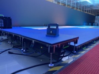 LEDVISUAL Pista de baile interactiva Pantalla LED Pista de baile 3D Pantalla LED Paneles Azulejo de piso LED Escenario Boda Exhibición Pared