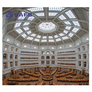 Energía-ahorro de espacio marco templado de estructura de acero de cúpula de vidrio Roofing cubierta construcción - Product Image 1