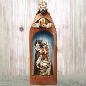 Chiesa religiosa Madonna statua serie resina figurine artigianali della nascita dei tre saggi per la decorazione della casa - Product Image 3