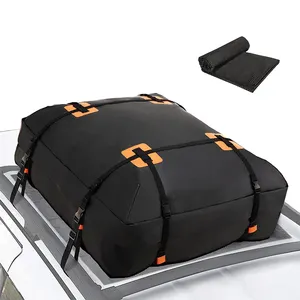 Сумка на крышу автомобиля, 15, 20, 21, 23 кубических фута, водонепроницаемая ТПУ, коробка для хранения на крыше автомобиля, для путешествий на открытом воздухе