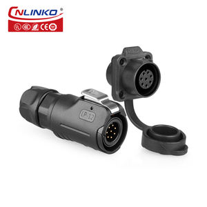 Conector Cnlinko LP12 de Plástico de 8 Pines Macho y Hembra para Montaje en Panel, Impermeable, M12 - Product Image 4