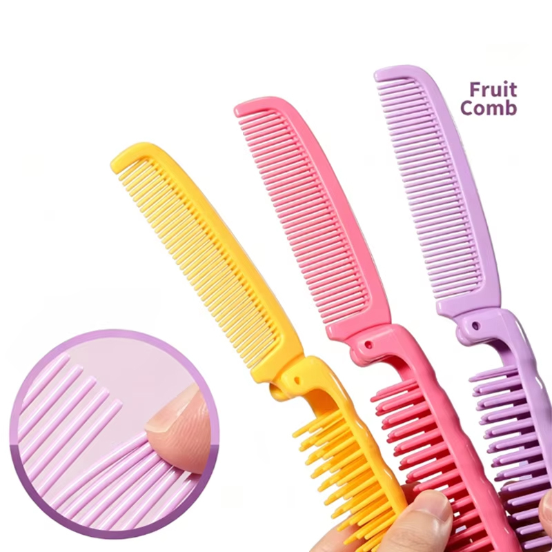 Portable Wide Tooth Curly Straight Hair