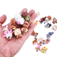 JD WJBJ 3D-Gedruckte Plastik-Miniatur-Tierfiguren-Set Cartoon Bewegliche Gelenkfiguren Kinder-Schreibtischdekoration OEM Großhandel Verfügbar