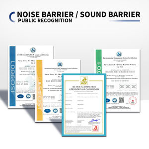 Barrières acoustiques de circulation résistantes à la corrosion, forme en arc, <span class=keywords><strong>anti</strong></span>-<span class=keywords><strong>bruit</strong></span>, mur, imperméable, insonorisé, clôture résidentielle, commerciale - Product Image 1