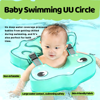 WaterDream Bouée de natation sous-aisselle pour bébé, non gonflable, en EPE, écologique, durable, imperméable, légère, forme de dessin animé