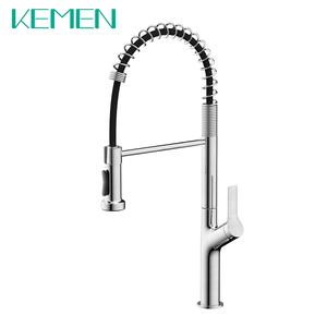 Grifo Mezclador Monomando de Acero Inoxidable sin Plomo con Muelle Extraíble para Fregadero de Cocina, Personalizado por Fábrica <span class=keywords><strong>KEMEN</strong></span> para Hoteles Comerciales - Product Image 2
