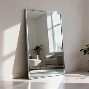 China Supplier Great Quality Silver <b>Mirror</b> Eco-friendly Customized Durable Silver <b>Mirror</b> Can Be Used in Bathroom Living Room Gym - Product Image 1