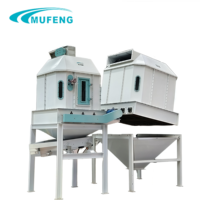 Machine à granulés d'aliments pour animaux Mufeng certifiée CE, 1 à 5 t/h, ligne de production de granulés d'aliments pour bétail, volailles, animaux, poulets