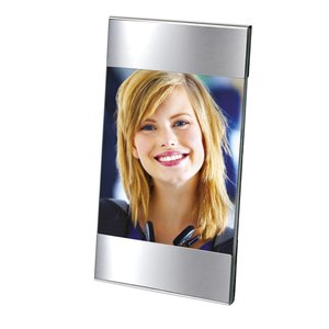 Cornice Portafoto in Resina con Strisce Verticali 13x18 cm - Product Image 1
