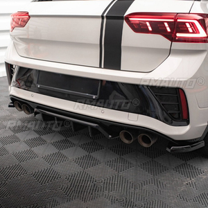 Pour Volkswagen T-ROC RLINE/R : Kit de protection de pare-chocs arrière, diffuseur, lèvre de pare-chocs, accessoires automobiles - Product Image 3