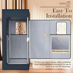 Giá Rẻ Thiết Kế Hiện Đại Sử Dụng Nhà Khung Không Gỉ Hoạt động Đơn Giản Người Duy Nhất Spa Mồ Hôi Hơi Nước Phòng Tắm Hơi - Product Image 6