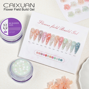 Gel de construction pour extension d'ongles à séchage rapide, Gel sculptant transparent comme du cristal pour le modelage d'ongles, Gel de construction Flowder Field - Product Image 3