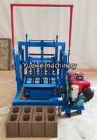 Machine à fabriquer des blocs de ciment et des briques en béton recyclé YUEWEI YW-3-45C avec moule et boîte de vitesses