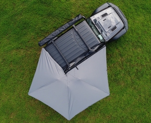 Nouvelle auvent de toit de voiture 270 degrés étanche en Oxford 280G pour camping extérieur, auvent latéral étendu à 270 degrés avec lumière LED - Product Image 5