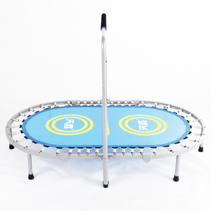 <span class=keywords><strong>Trampoline</strong></span> carré de haute qualité pour enfants en plein air <span class=keywords><strong>Double</strong></span> <span class=keywords><strong>Trampoline</strong></span> de fitness <span class=keywords><strong>Trampoline</strong></span> de lit de saut durable pour la cour familiale - Product Image 4