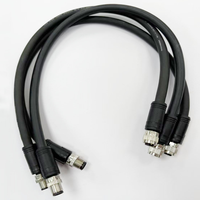 Câble assemblé M12 à code L avec conducteur en cuivre et isolation en PVC pour usage industriel et automobile – Fourniture directe usine