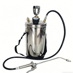 Pulvérisateur à pression manuelle en acier inoxydable 6L pour le contrôle des parasites et le jardinage - Product Image 3