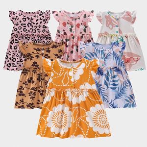 Vestido Floral De Verano Para Niñas Better Fly Telas Clásicas Bebé Niña Ropa De Nia De 8 Años Bebés Rana Patrón Islami - Product Image 5