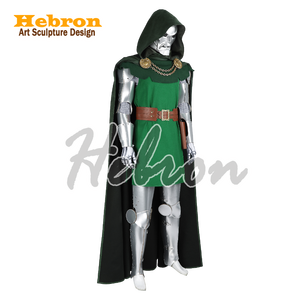 Ensemble complet personnalisé prêt-à-porter <span class=keywords><strong>de</strong></span> costumes <span class=keywords><strong>de</strong></span> personnage <span class=keywords><strong>de</strong></span> film Doctor Doom <span class=keywords><strong>de</strong></span> la Fantastique Quatuor pour hommes adultes pour Halloween - Product Image 2