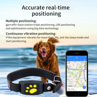 Collar con Rastreador GPS Personalizado para Mascotas, Resistente al Agua, GPRS, Beidou, LBS, Localizador en Tiempo Real, Dispositivo de Rastreo Antirpérdida para la Seguridad de las Mascotas al Aire Libre